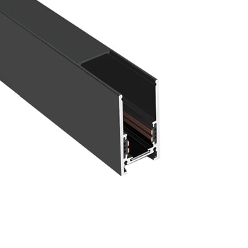 Магнитный трековый шинопровод OLEDIM OL11 48V накладной черный 1м 7771004 фото