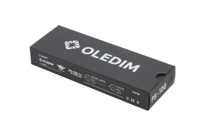 Блок питания OLEDIM PS-100-12V 8.3A 100W 7771309 фото