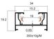 Шинопровод OLEDIM OT02 220V 2м черный 7771158 фото 2