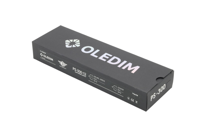 Блок живлення OLEDIM PS-300-12V 25A 300W 7771312 фото