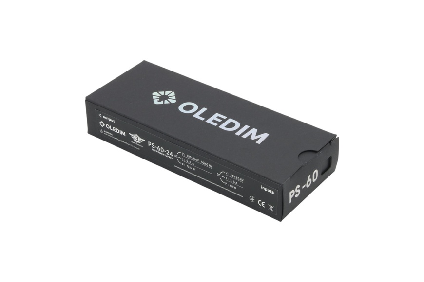 Блок питания OLEDIM PS-60-24V 2.5A 60W 7771313 фото